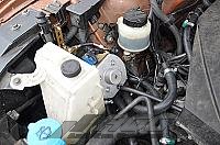 Foto z montáže LPG - Nissan Infiniti FX35 3,5