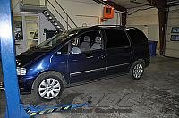 Foto z montáže LPG - VW Sharan 1,8 T