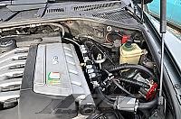 Foto z montáže LPG - VW Touareg 3,2