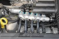 Foto z montáže LPG - ŠKODA RAPID 1197 cm³