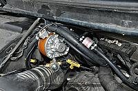 Foto z montáže LPG - DODGE RAM VAN 3500 5 210 cm³