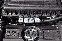 Foto z montáže LPG - VW Polo 1 598 cm³