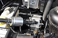 Foto z montáže LPG - VW Polo 1 598 cm³