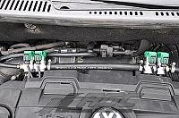 Foto z montáže LPG - VW TOURAN 1 390 cm³