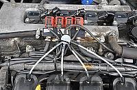 Foto z montáže LPG - TOYOTA COROLLA 1596 cm³