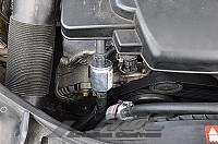 Foto z montáže LPG - MERCEDES-BENZ E 500 4966 cm³