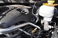 Foto z montáže LPG - DODGE RAM 1500 5 654 cm³